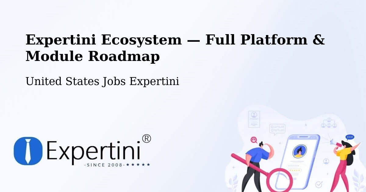 Expertini Ecosystem — Full Platform & Module Roadmap – Solon