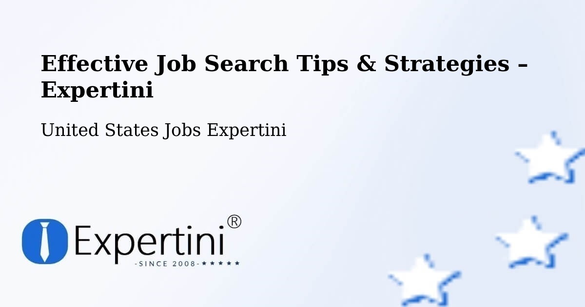 Job Search Tips & Strategies for Job Seekers – Solon - Solon, United States Jobs Expertini